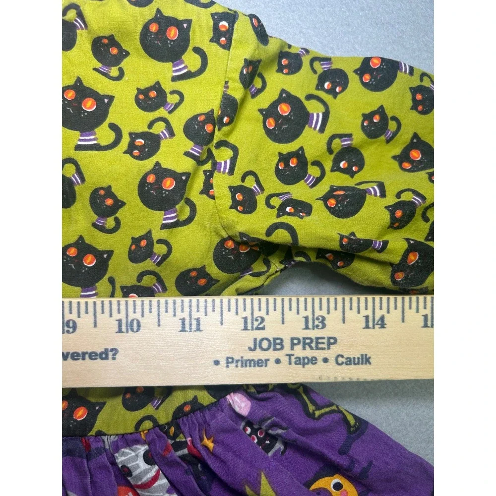 Jelly the Pug Hannah Dress Kids Size 5 Multicolor Halloween Monster Bash Hooded